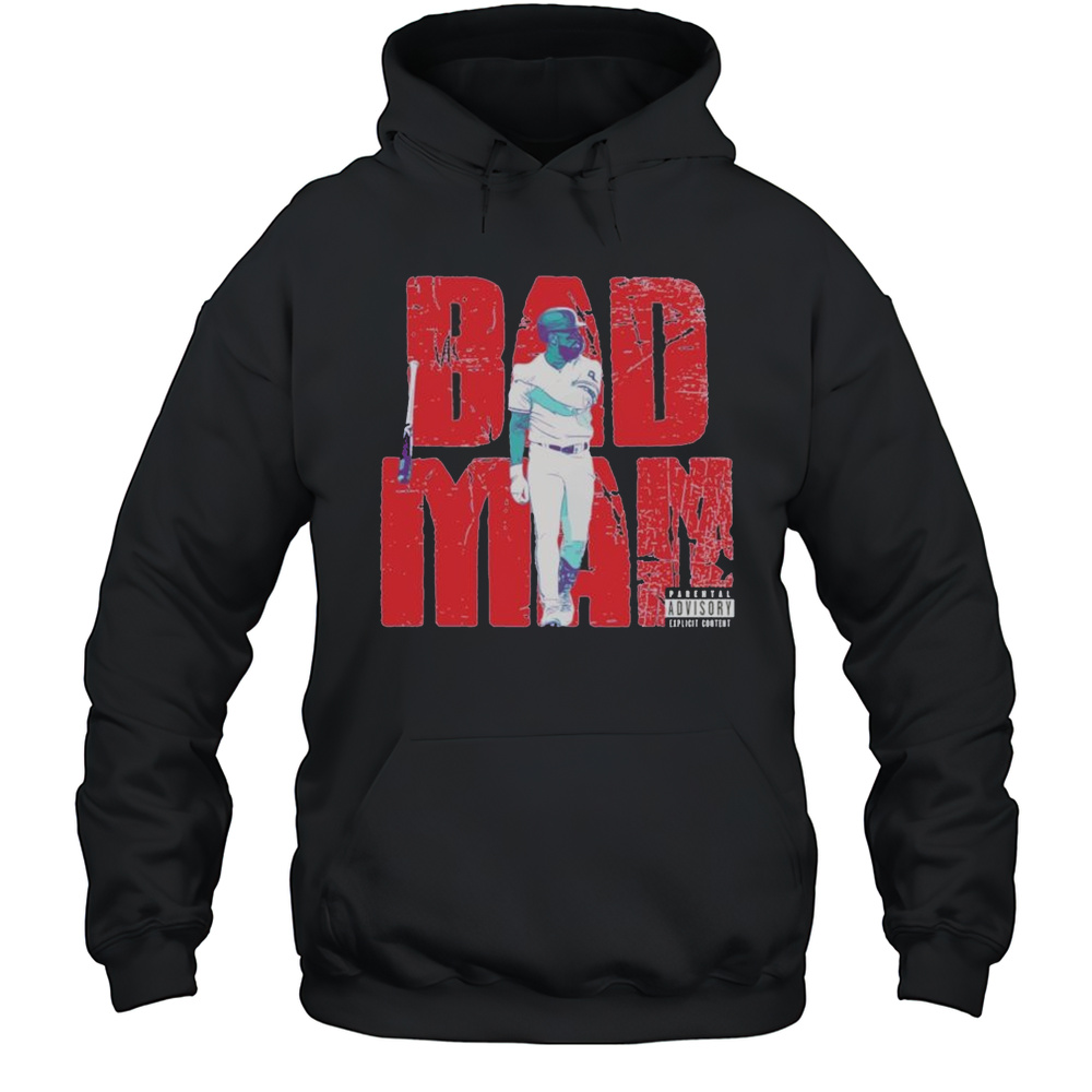 Bad Man Album Adolis Garcia Texas Rangers Shirt Unisex Hoodie