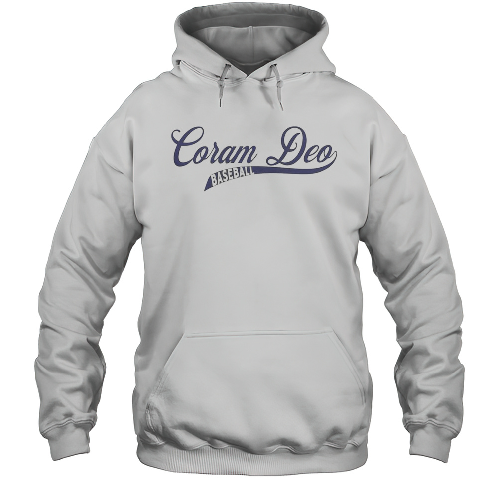 Coram Deo Baseball T-Shirt Unisex Hoodie