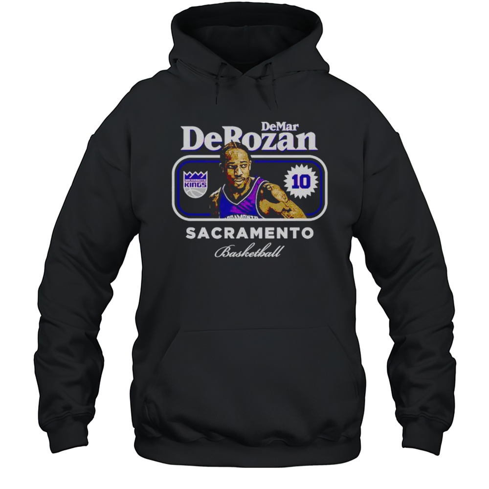 DeMar DeRozan 10 Sacramento Kings Basketball Shirt Unisex Hoodie