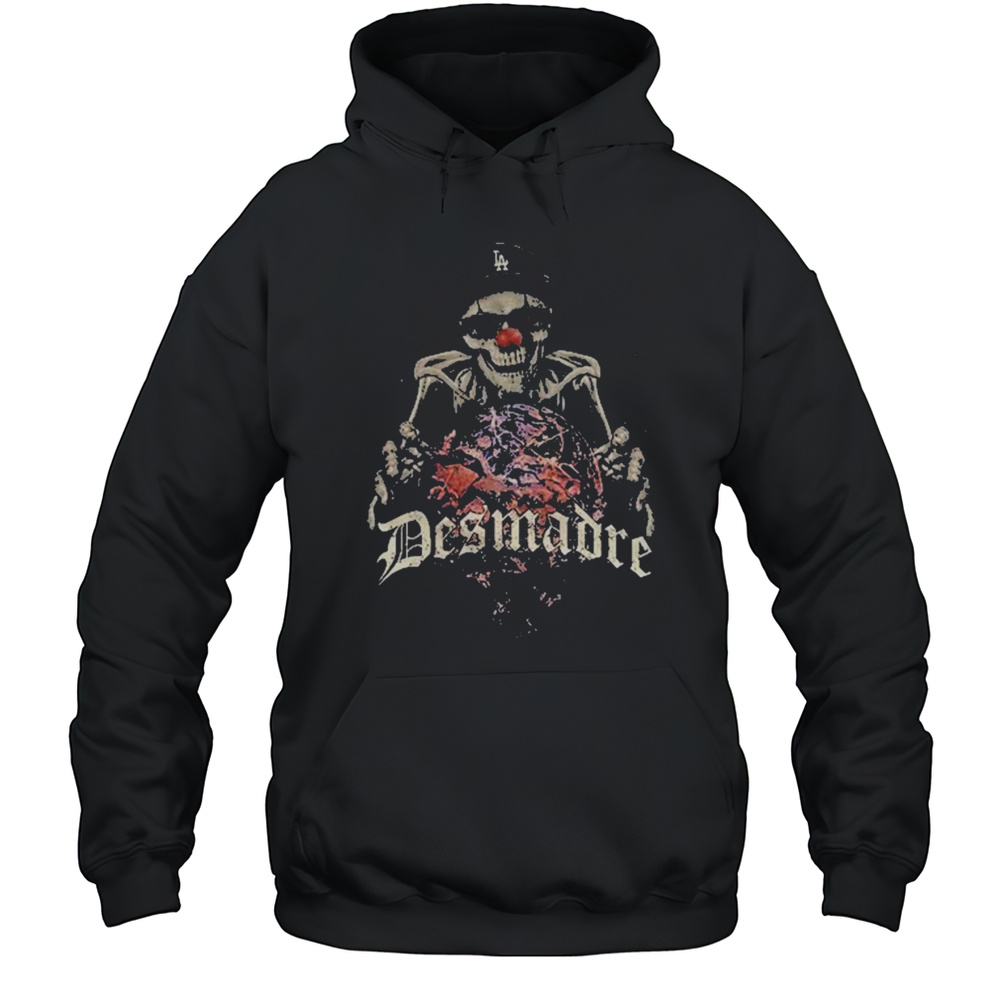 Desmadre World Los Angeles Skeleton T-shirt Unisex Hoodie