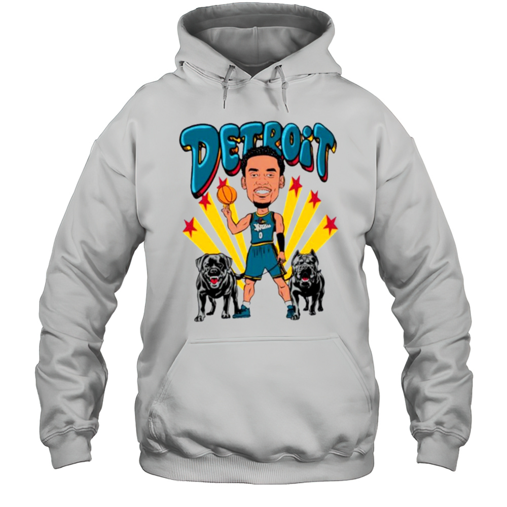 Detroit Pistons Jalen Duren Comic Shirt Unisex Hoodie