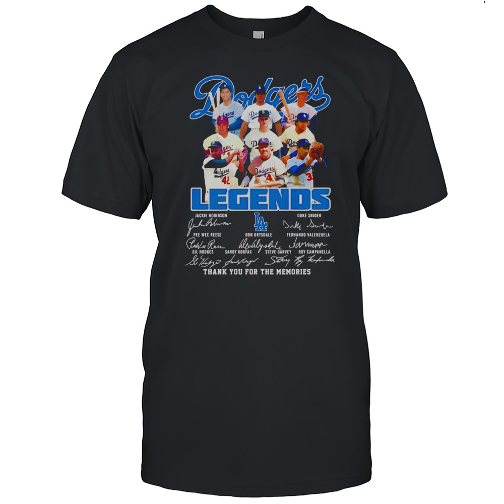 Dodgers Legends Thank You For The Memories Shirt