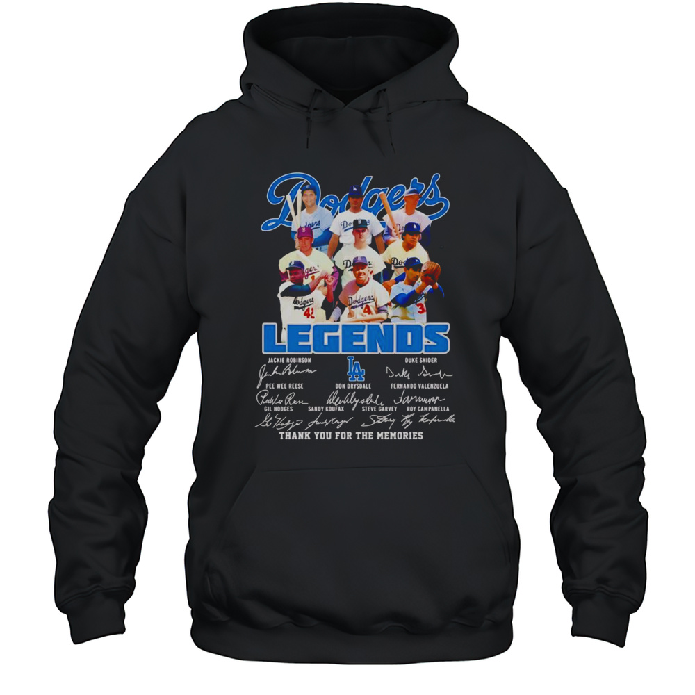Dodgers Legends Thank You For The Memories Shirt Unisex Hoodie