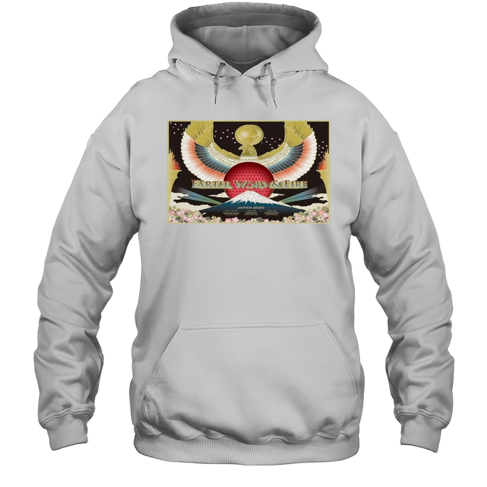 Earth Wind  Fire Japan Tour Apr 2025 Shirt Unisex Hoodie
