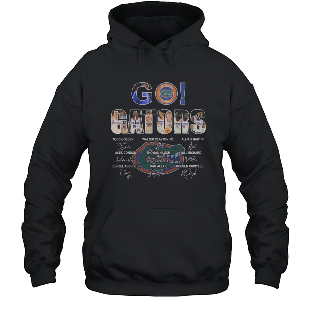 Florida Gators Basketball Go Gators Signatures 2025 Shirt Unisex Hoodie