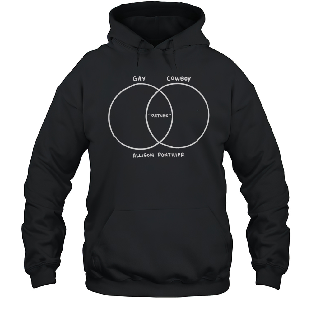 Gay Cowboy Partner AllisonPonthier Shirt Unisex Hoodie