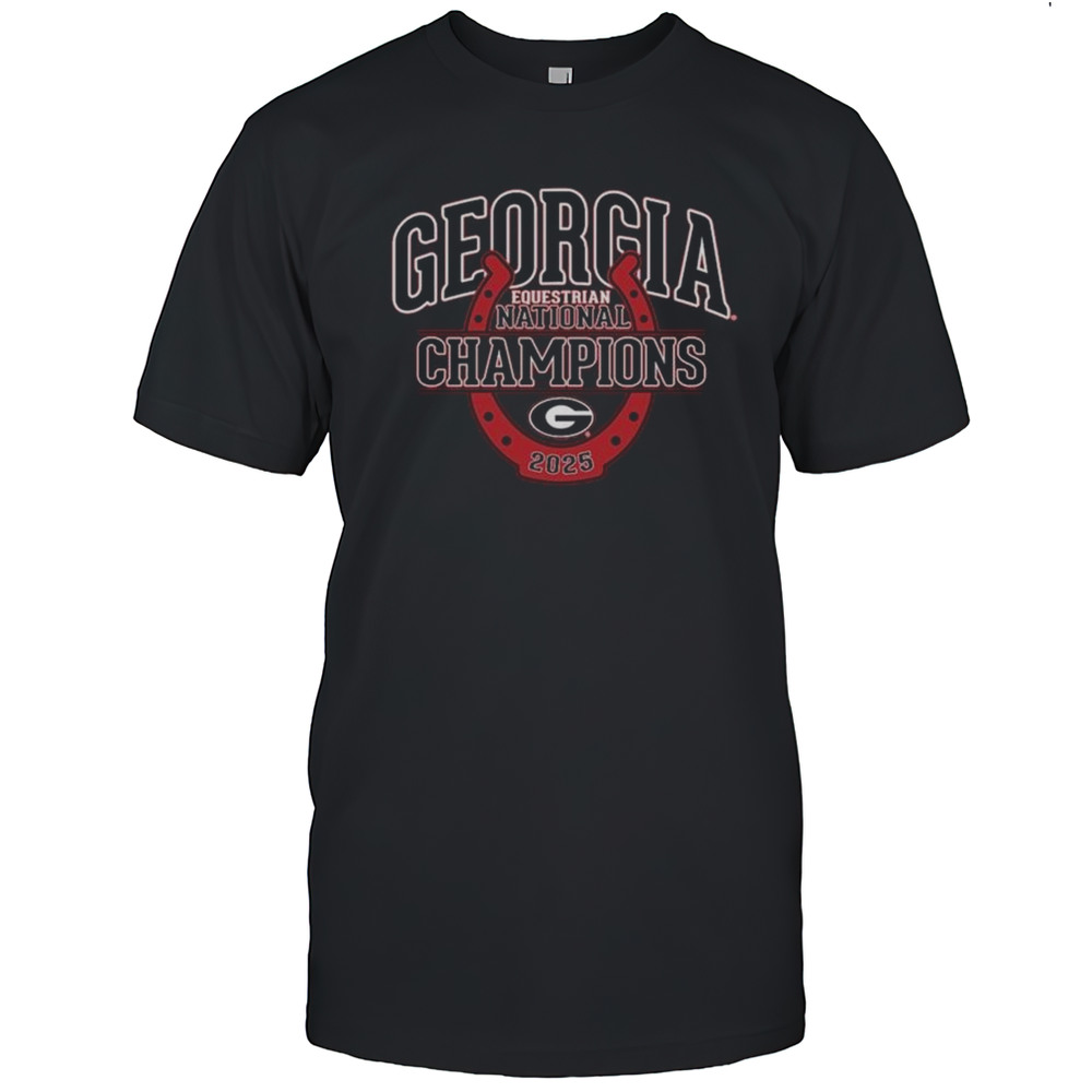 Georgia Bulldogs 2025 NCEA Equestrian National Champions T-shirt