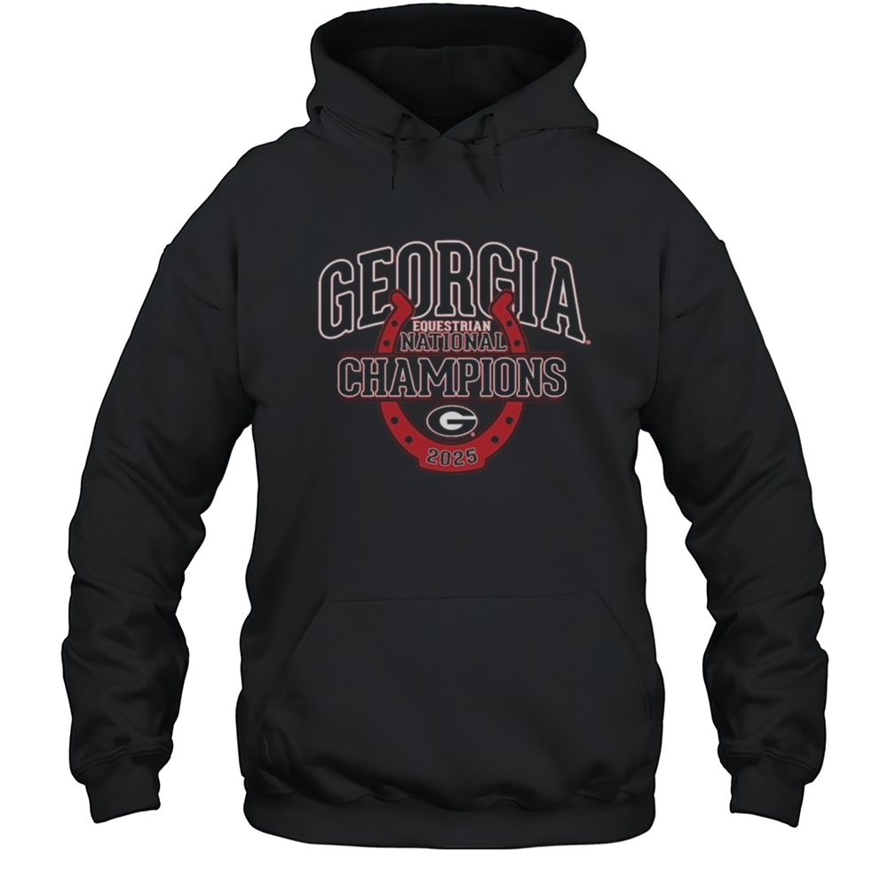 Georgia Bulldogs 2025 NCEA Equestrian National Champions T-shirt Unisex Hoodie