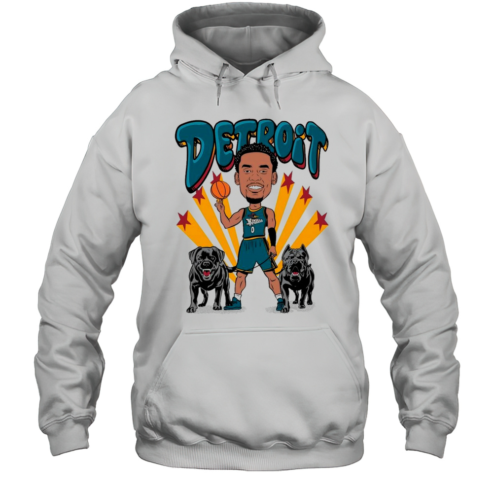 Jalen Duren Detroit Pistons Dawg Pound Basketball Shirt Unisex Hoodie