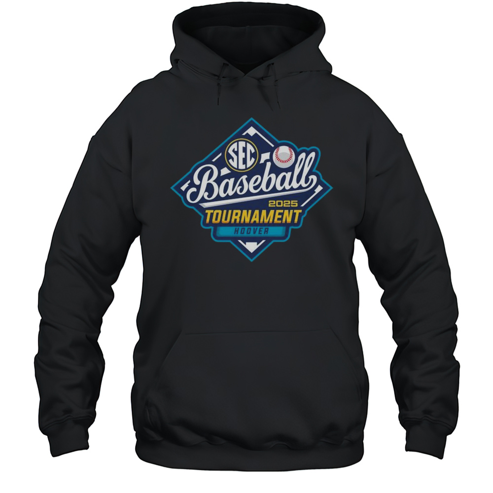 Logo Southeastern Conference 2025 SEC Baseball Tournament Hoover T-shirt Unisex Hoodie