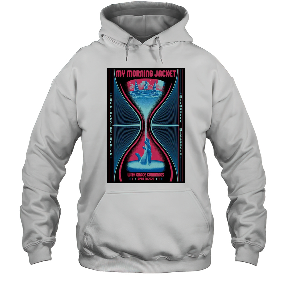 My Morning Jacket With Grace Cummings The Riverside Theater Milwaukee WI April 18th 2025 T-shirt Unisex Hoodie