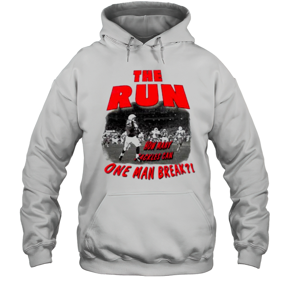 Nebraska Football The Run One Man Break Shirt Unisex Hoodie