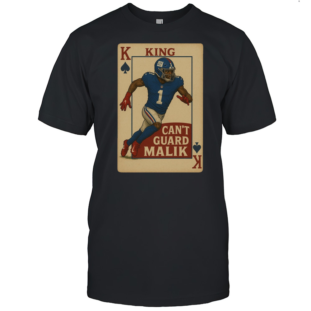 New York Giants Football King Cant Guard Malik Nabers Giants Muse Poster T-shirt