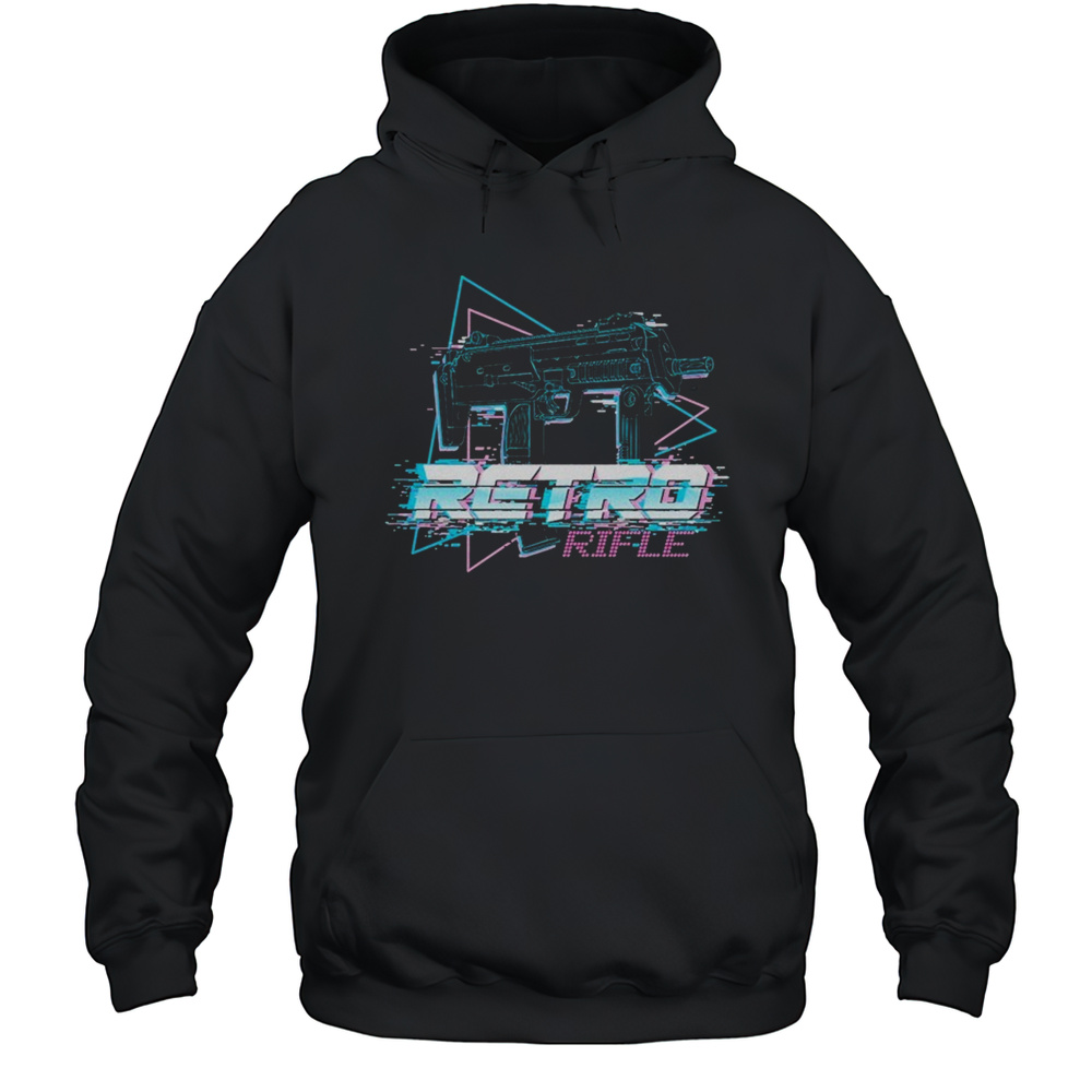Retro Rifle MP7 T-shirt Unisex Hoodie