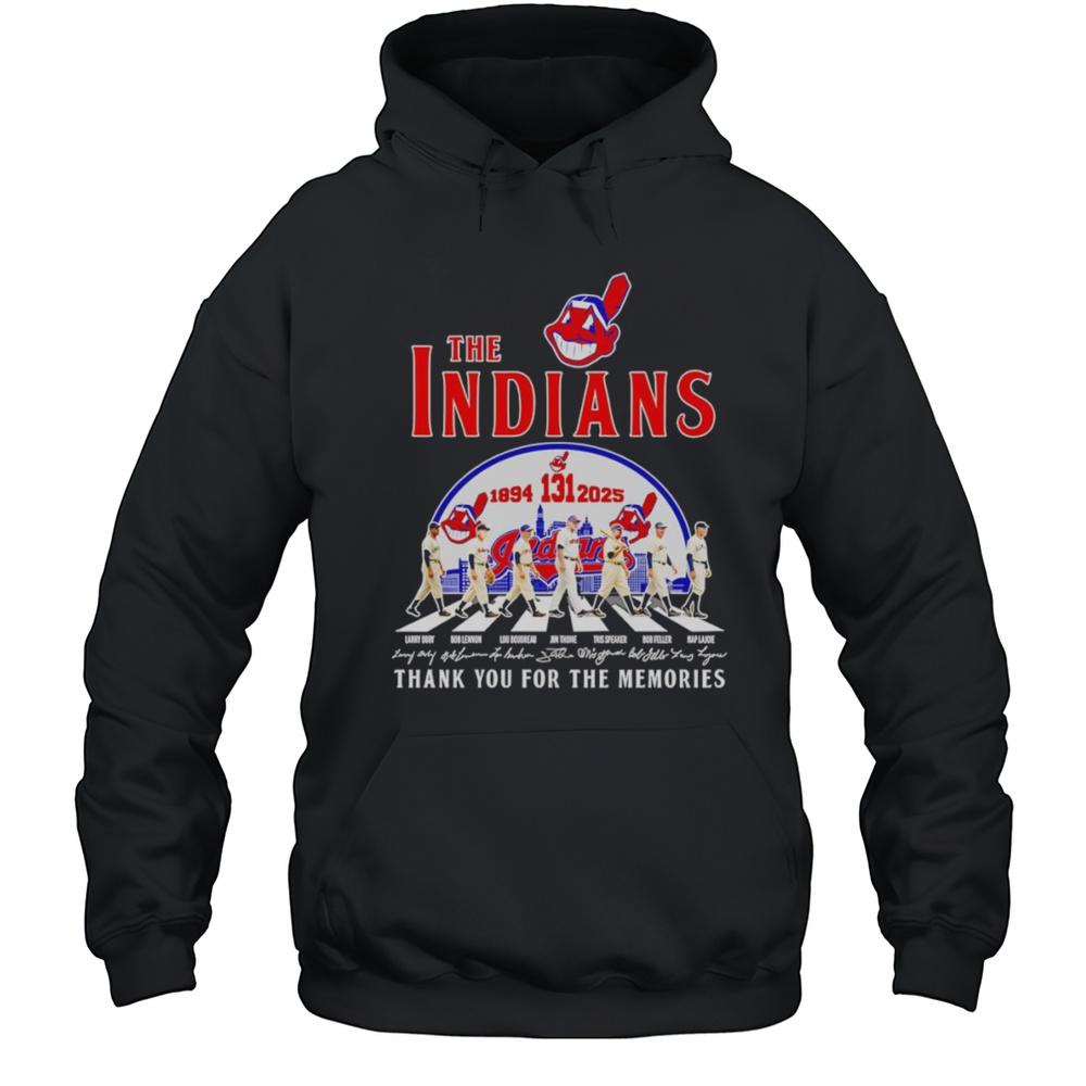 The Indians 1894 2025 Abbey Road Thank You For The Memories Shirt Unisex Hoodie
