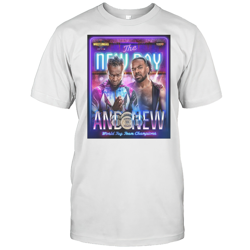 Wwe Wrestlemania 41 Las Vegas And New The New Day World Tag Team Champion T-shirt