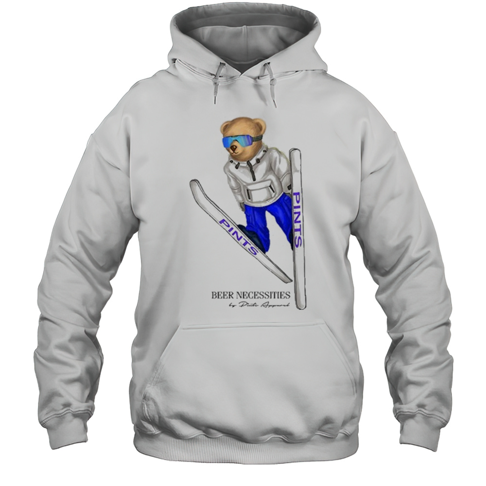 Beer Necessities Aprs Polo Bear T-shirt Unisex Hoodie