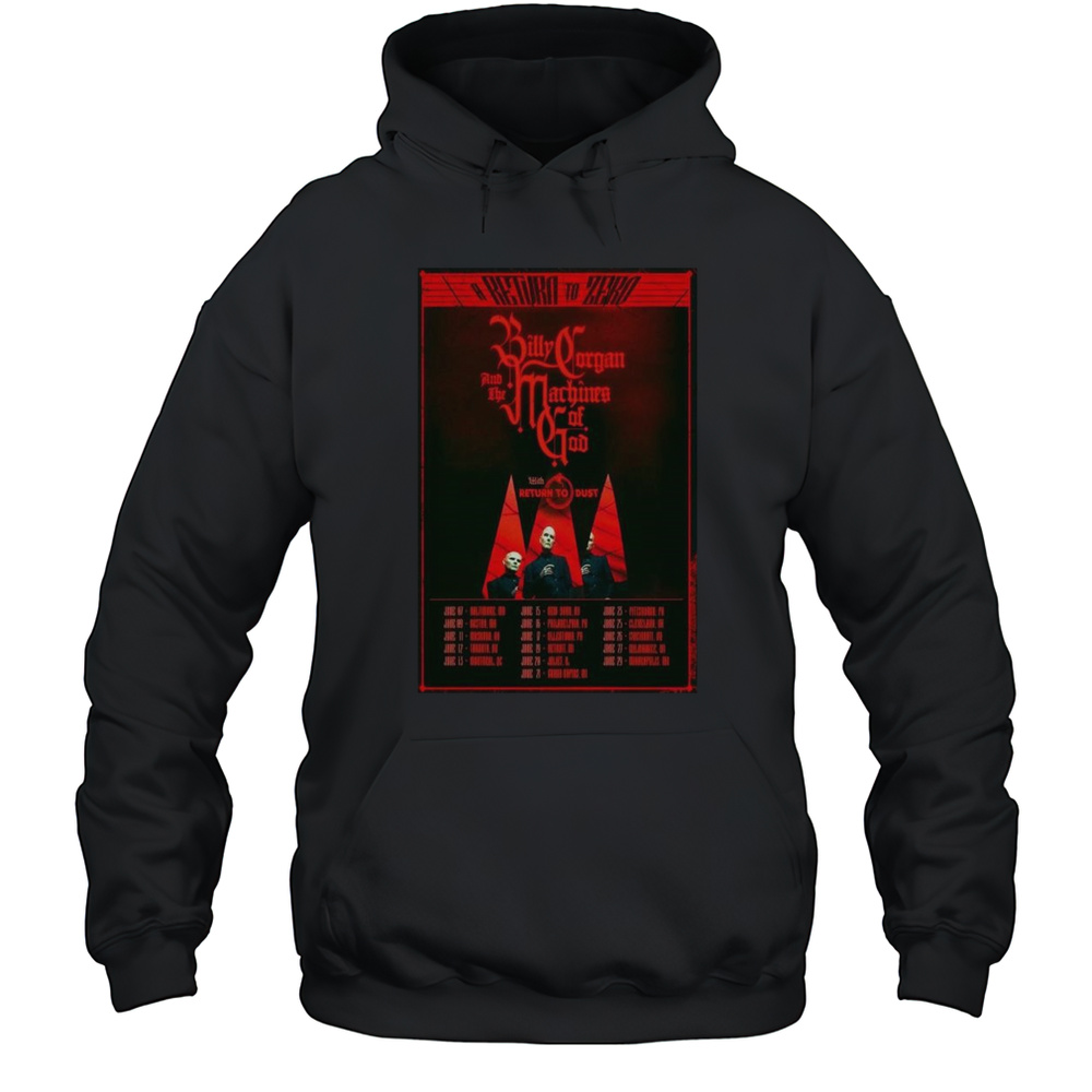 Billy Corgan And The Machines Of Glass June 2025 Tour Shirt Unisex Hoodie