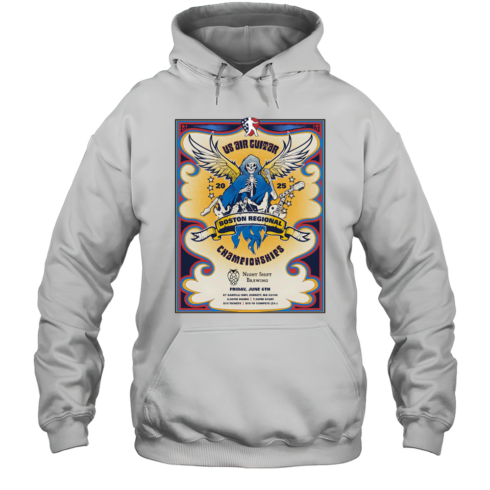 Bostons Regional Air Guitar 2025 Shirt Unisex Hoodie