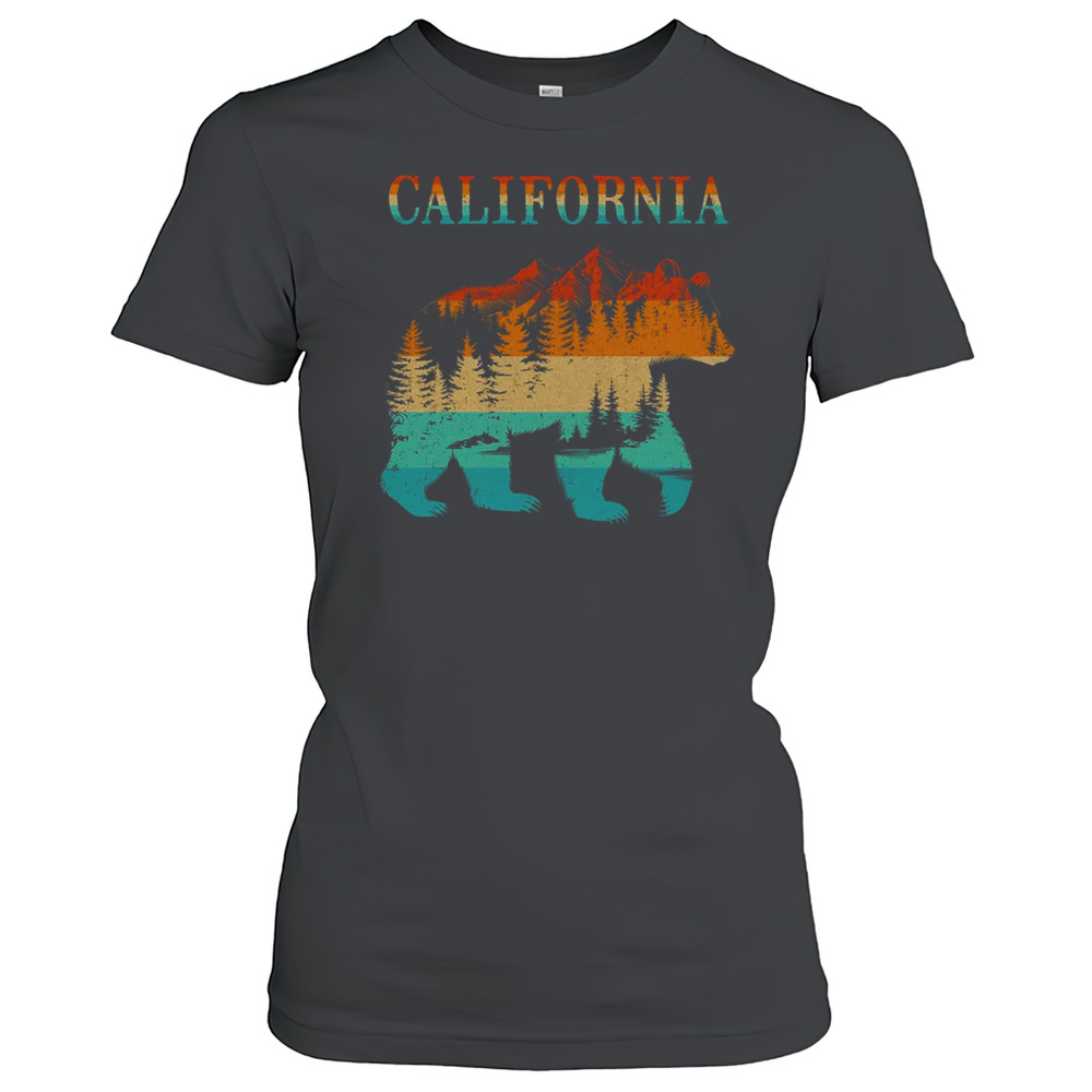 California Bear Vintage Retro Nature Hiking Souvenir Shirt Women's T-shirt