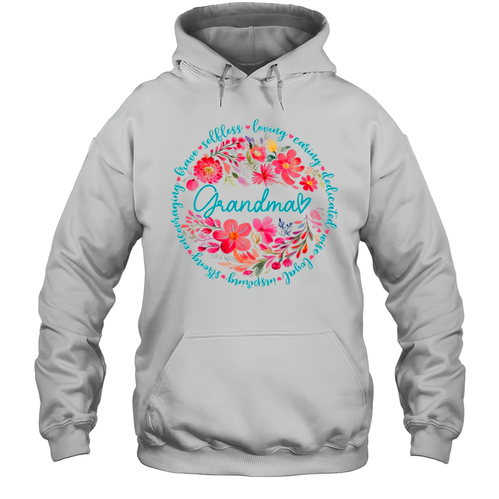 Floral Grandma Mothers Day Gardener Cute Wildflowers Women Shirt Unisex Hoodie