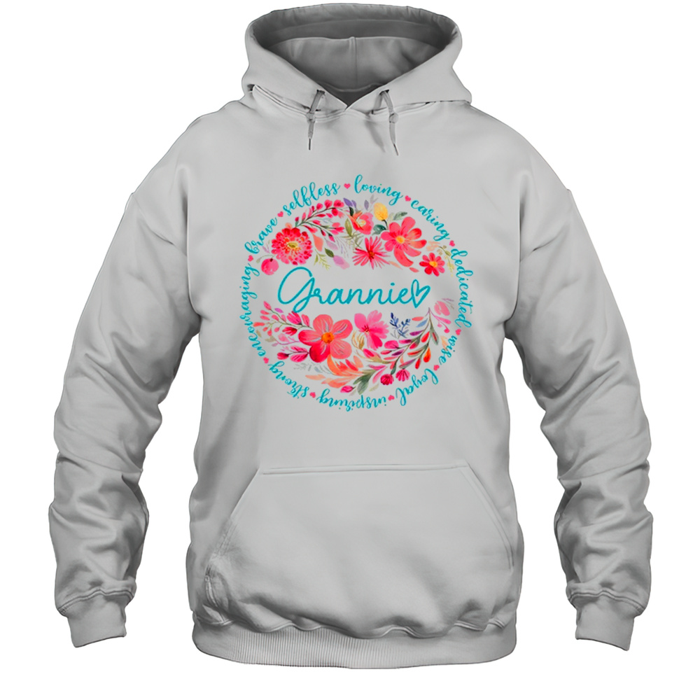 Floral Grannie Mothers Day Gardener Cute Wildflowers Women Shirt Unisex Hoodie