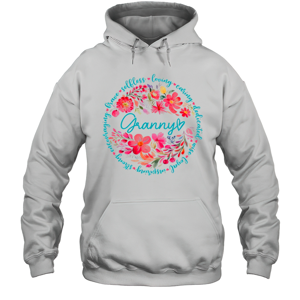 Floral Granny Mothers Day Gardener Cute Wildflowers Women Shirt Unisex Hoodie