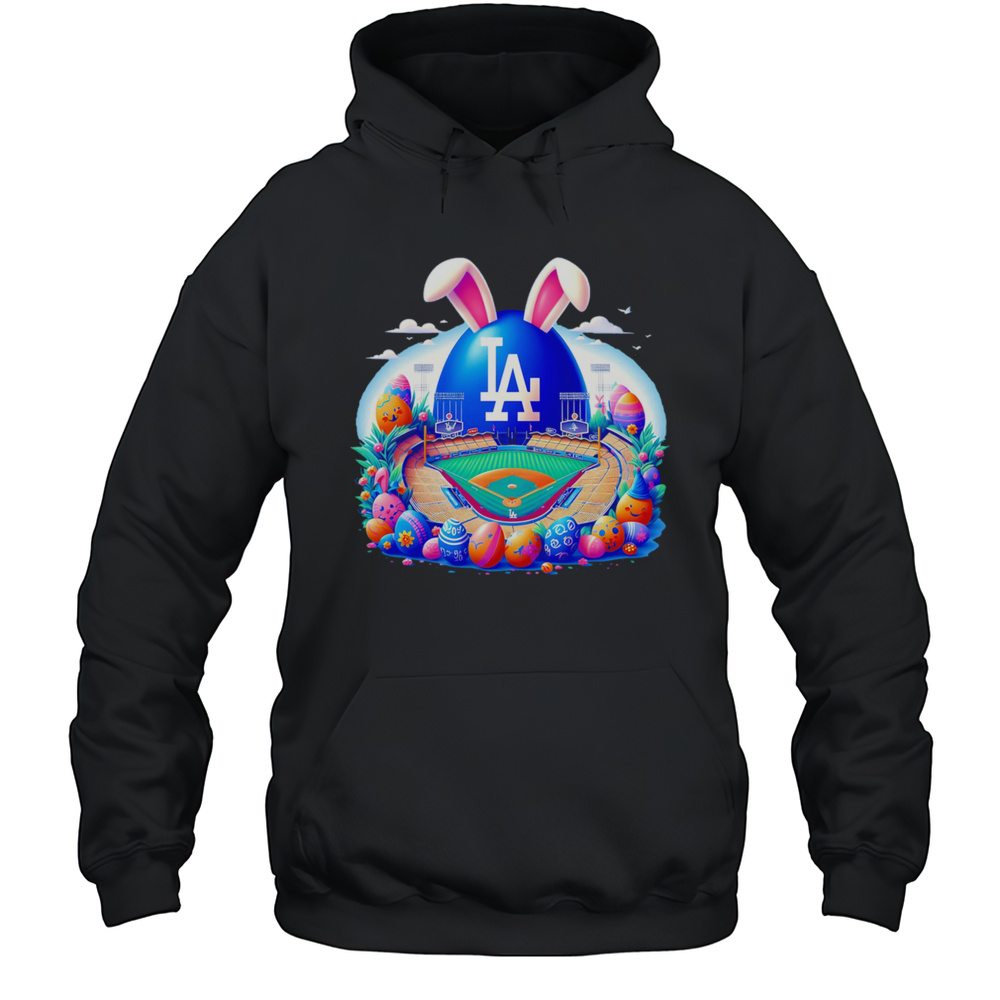 Happy Easter LA Dodgers Shirt Unisex Hoodie