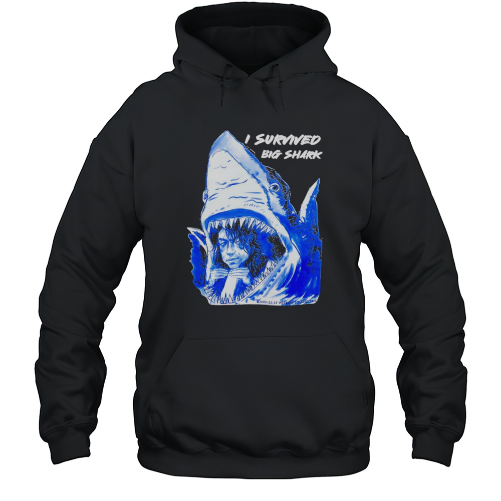 I Survived Big Shark Shirt Unisex Hoodie