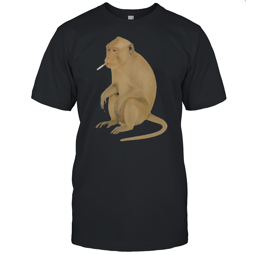 Monkey Smoking Cigarette T-Shirt