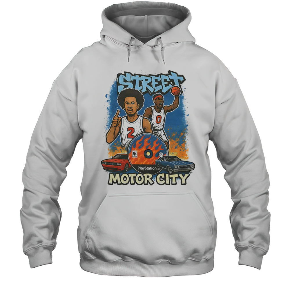 Motor City Street Basketball Shirt Unisex Hoodie