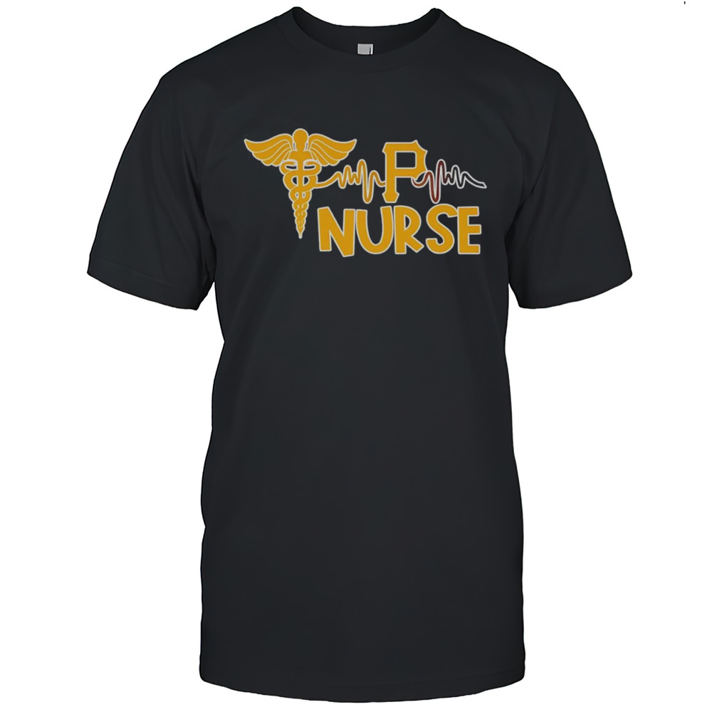 Nurse Heartbeat Pittsburgh Pirates Baseball Shirt