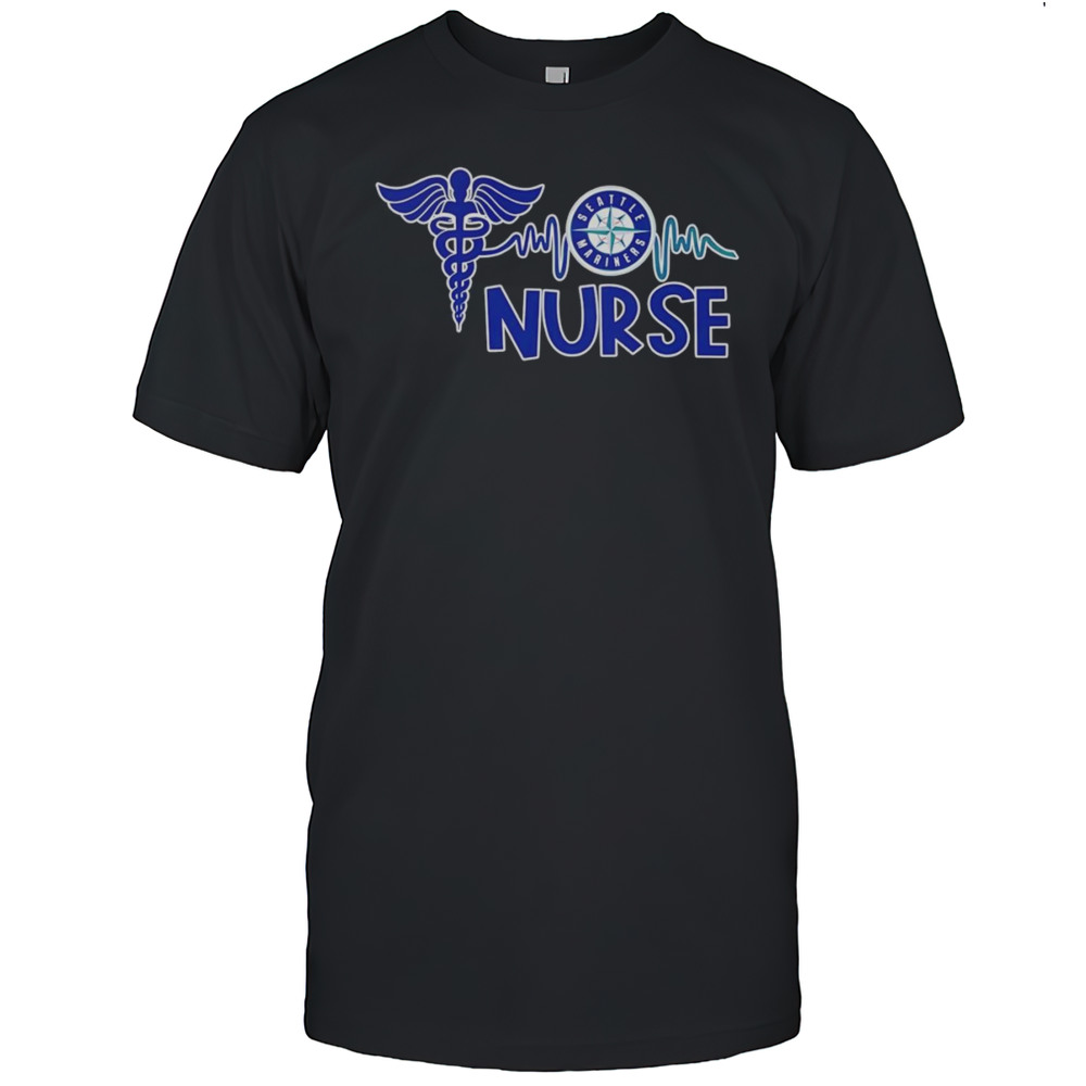 Nurse Heartbeat Seattle Mariners Baseball Shirt