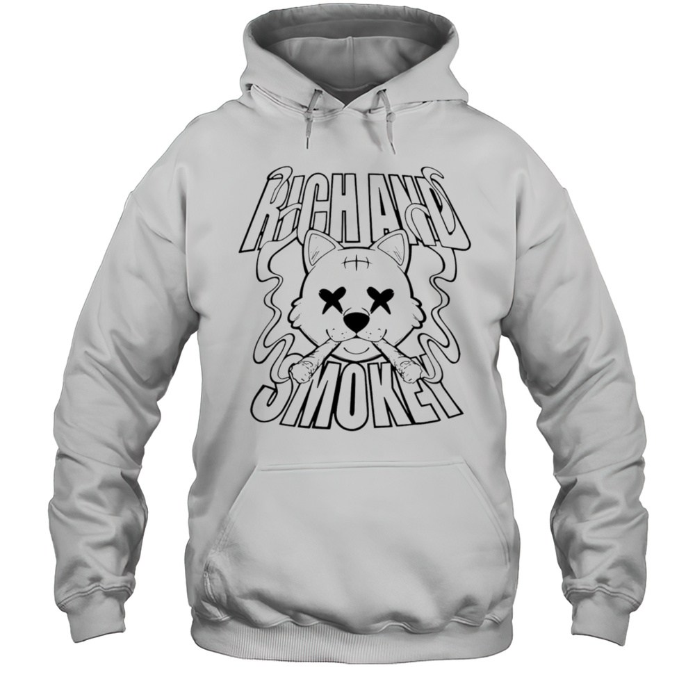 Rich And Smokey Color Drain Shirt Unisex Hoodie