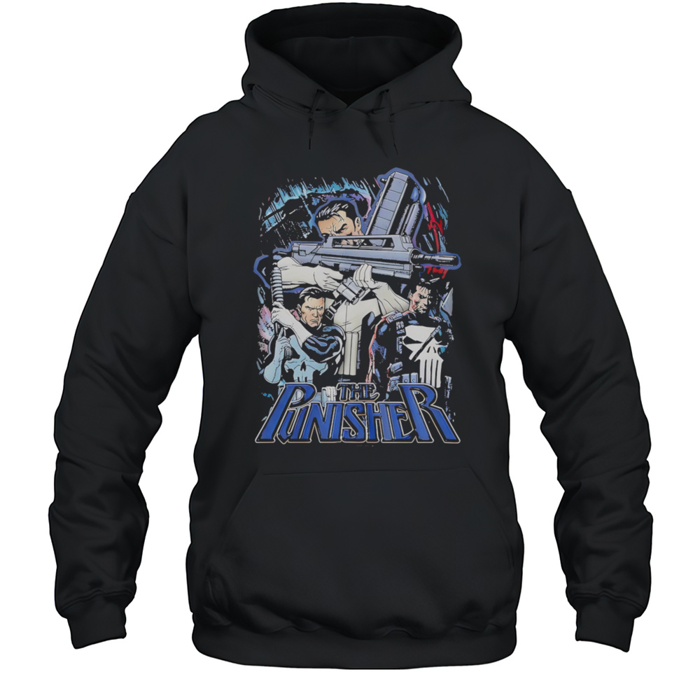 The Punisher Graphic Retro Shirt Unisex Hoodie