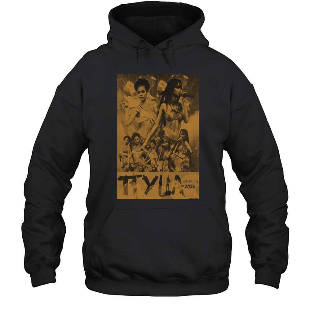 Tyla Coachella 2025 Indio CA Concert Shirt Unisex Hoodie