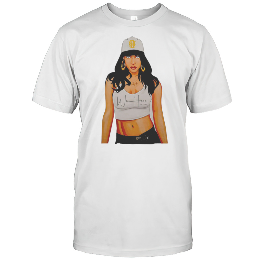 Aaliyah We Here Monogram Shirt