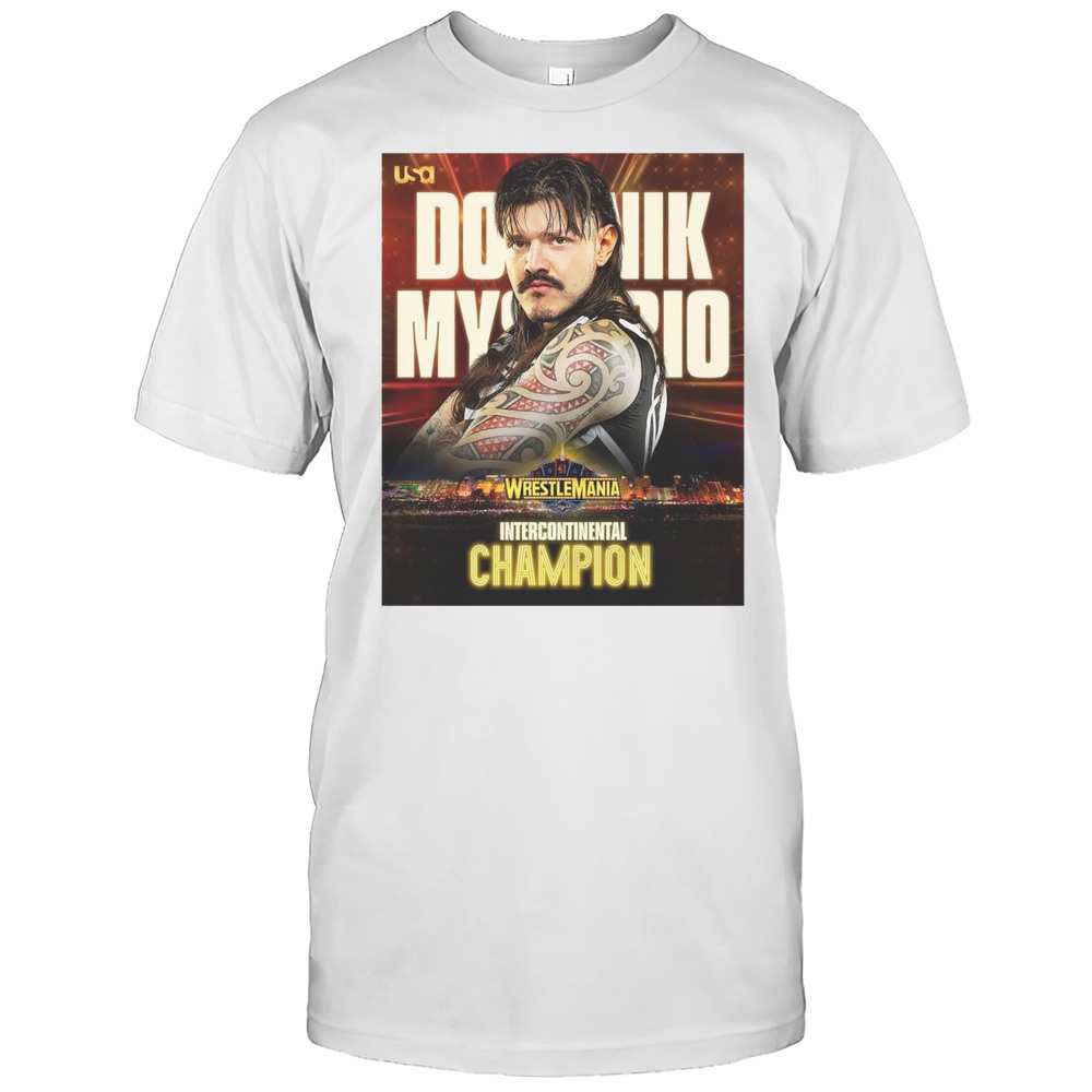 Congratulations Dominik Mysterio WrestleMania 41 Vegas Intercontinental Champion T-shirt
