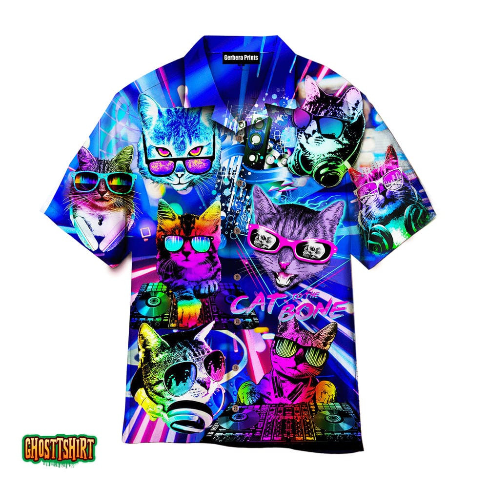 Cool Cats Play DJ Music Aloha Hawaiian Shirt Cool Cats Play DJ Music Aloha Hawaiian Shirt