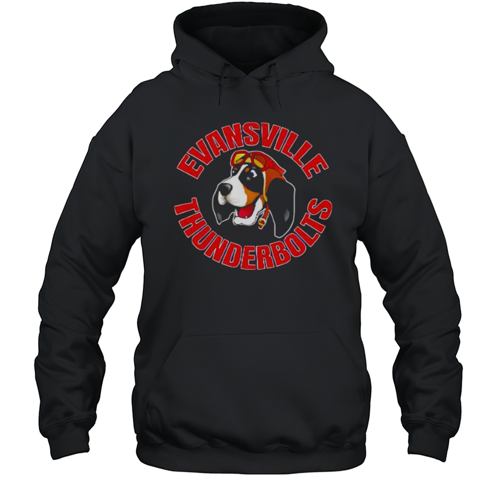 Evansville Thunderbolts Aero Dog Shirt Unisex Hoodie