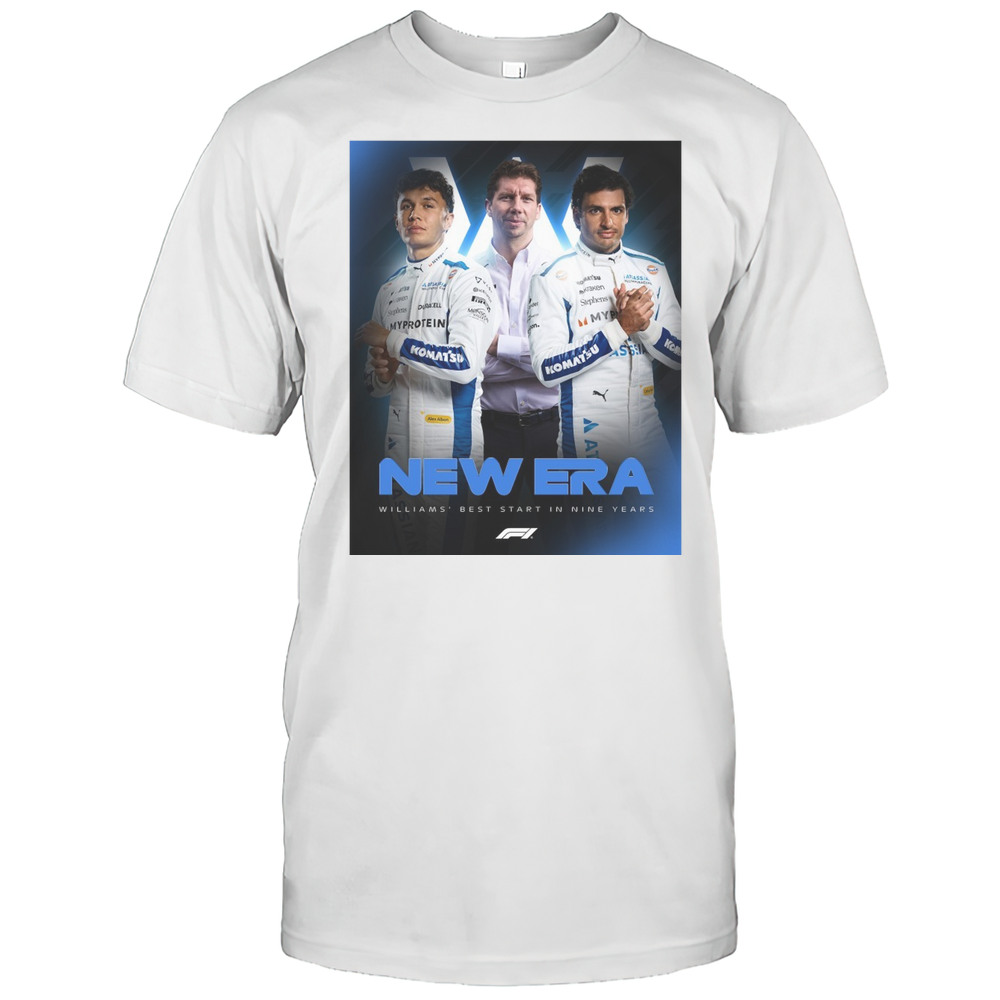 Formula 1 Saudi Arabian Grand Prix New Era Williams Best Start In Nine Years Poster T-shirt