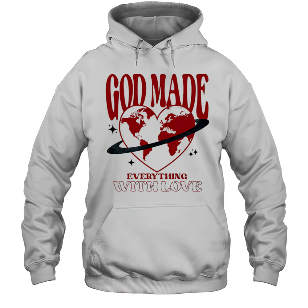 God Made Oversized Shirt Unisex Hoodie