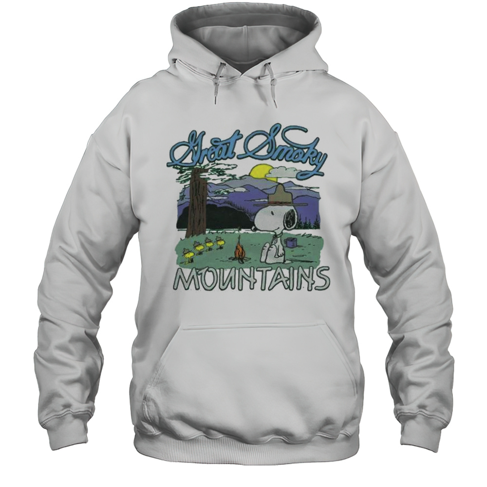 Great Smoky Mountains Snoopy Shirt Unisex Hoodie