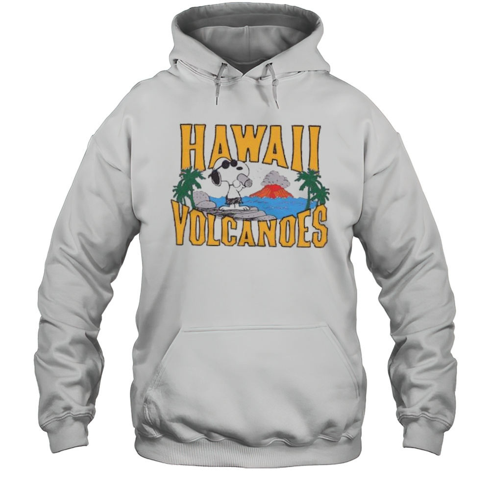 Hawaii Volcanoes National Park Snoopy Shirt Unisex Hoodie