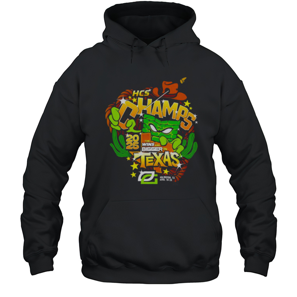 HCS Champs 2025 The Wins Are Bigger In Texas Shirt Unisex Hoodie