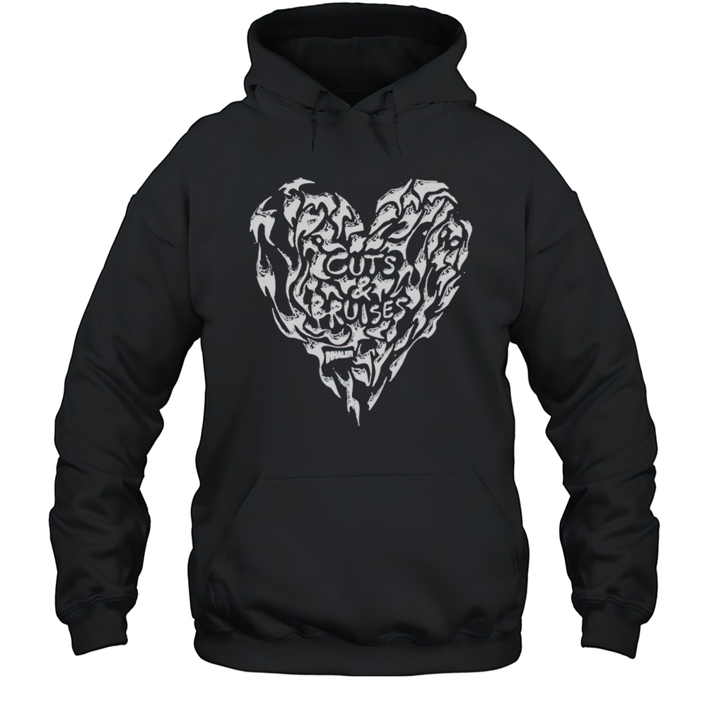 Inhaler Cuts And Bruises Heart T-shirt Unisex Hoodie