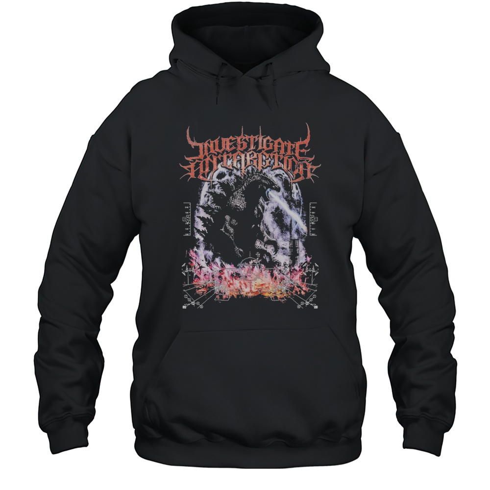 Investigate Antarctica Godzilla T-Shirt Unisex Hoodie