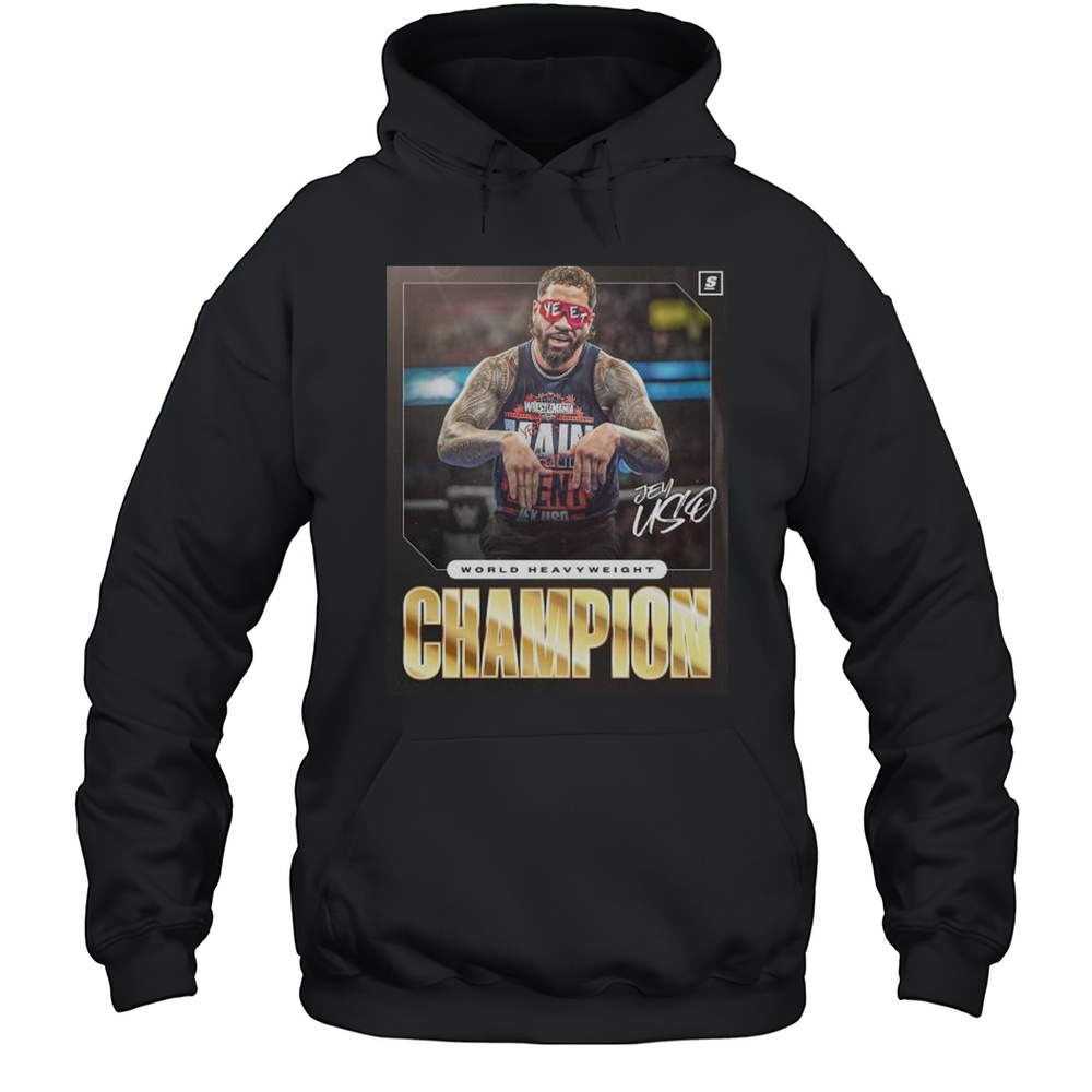 Jey Uso Beats Gunther And Is Now The New World Heavyweight Champion WWE 2025 T-shirt Unisex Hoodie