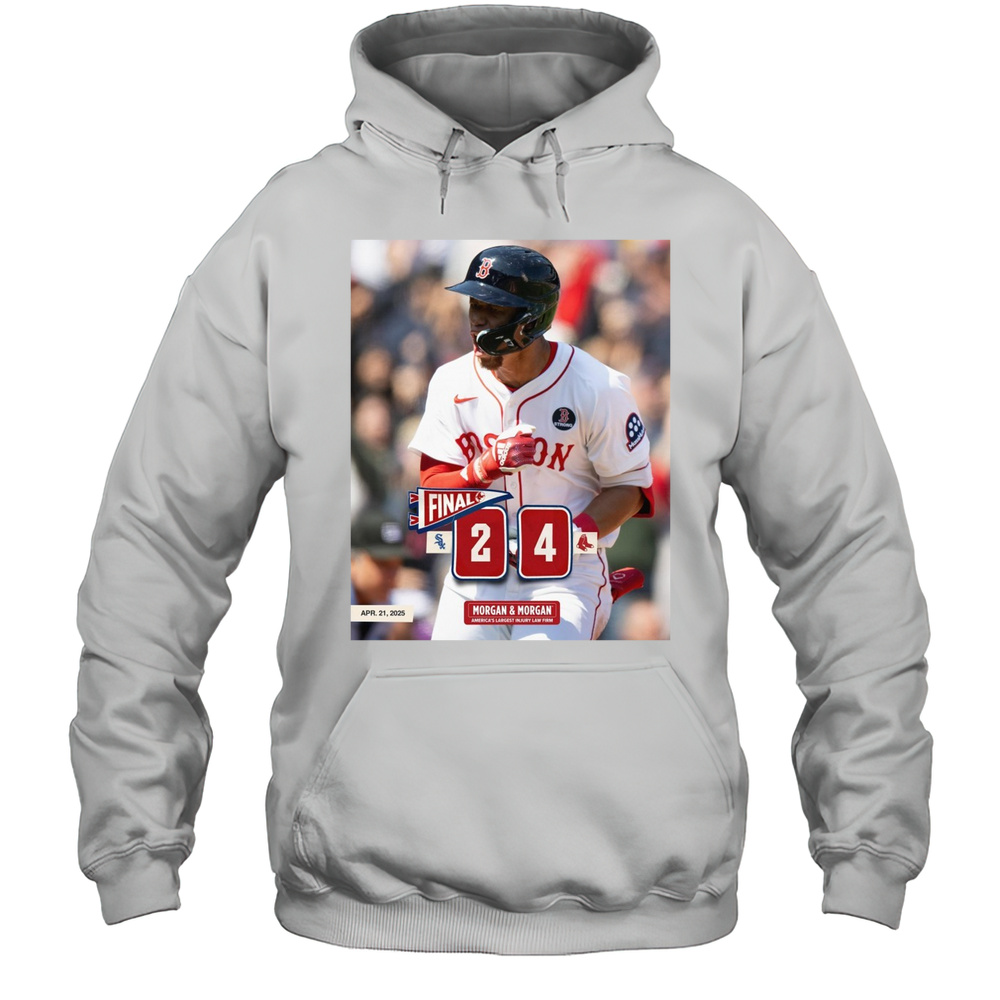 Kristian Campbell Boston Red Sox Win Chicago White Sox Final Score 4  2 Marathon Monday W Apr 21 2025 Poster T-shirt Unisex Hoodie