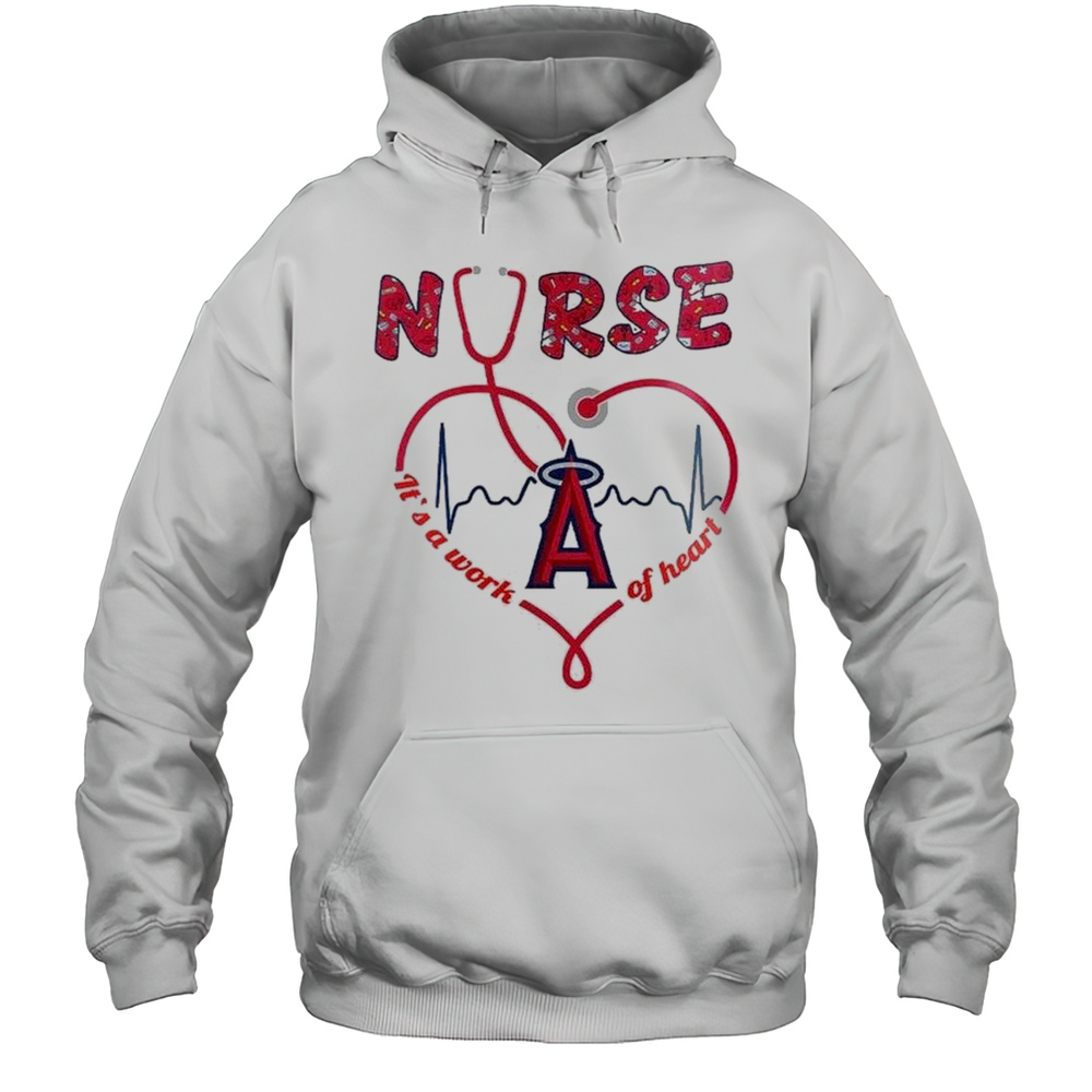 Los Angeles Angels Nurses Appreciation Night 2025 Baseball Shirt Unisex Hoodie